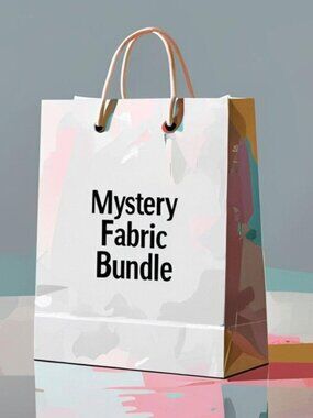 Mystery fabric bundle, 1 lb of brand new unused